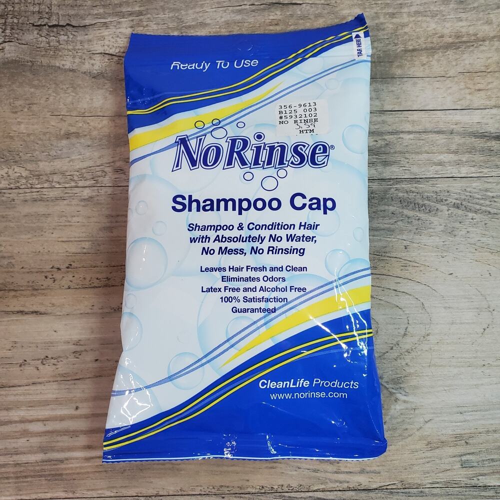 CleanLife No Rinse Shampoo Cap - Shampoo 1 QTY